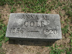 Anna M. <I>Mendenhall</I> Cole 