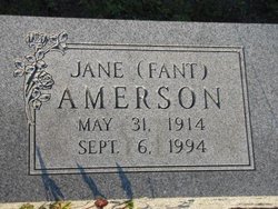 Jane Fant Amerson 