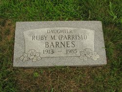 Ruby M. <I>Parrish</I> Barnes 