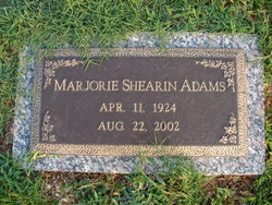 Marjorie <I>Shearin</I> Adams 