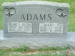 James H Adams Sr.