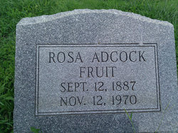 Rosa <I>Adcock</I> Fruit 