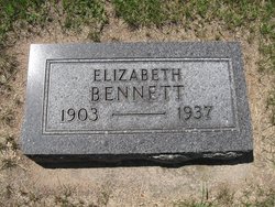 Elizabeth Mary <I>Gohman</I> Bennett 