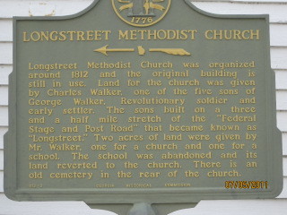 Longstreet United Methodist Church Cemetery