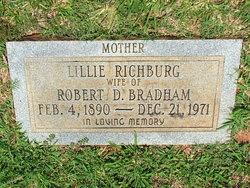 Lillie <I>Richburg</I> Bradham 