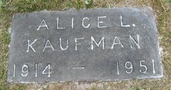 Alice Louise <I>Powell</I> Kaufman 