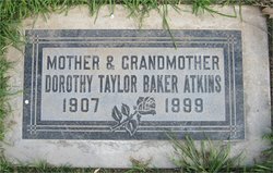 Dorothy Miriam <I>Taylor</I> Atkins 
