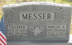 Cluster “Peg” Messer 
