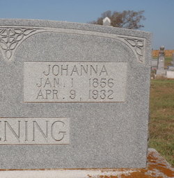 Johanna <I>Frerichs</I> Boening 