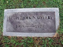 Ruth Amanda <I>Lamkin</I> Overby 
