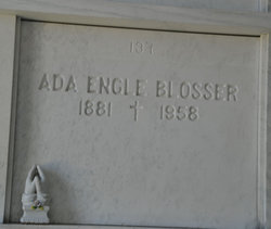 Ada <I>Engle</I> Blosser 