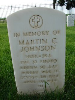 PVT Martin C Johnson 