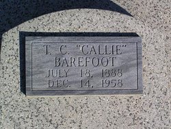 Thomas Calloway “Callie” Barefoot 