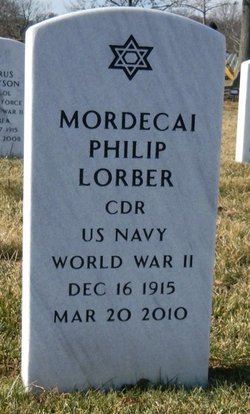 CDR Mordecai Philip Lorber 
