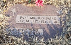 Faye Michon <I>Marshall</I> Baird 