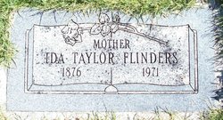 Ida May <I>Taylor</I> Flinders 