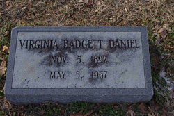 Virginia Stuart <I>Badgett</I> Daniel 