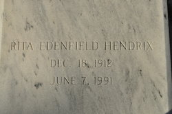 Rita <I>Edenfield</I> Hendrix 
