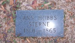 Anne <I>Hobbs</I> Sterne 