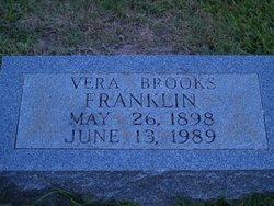 Vera <I>Brooks</I> Franklin 