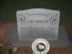 Ada Jeanette <I>Cates</I> Crumbley 