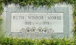 Ruth Agnes <I>Winsor</I> Morse 