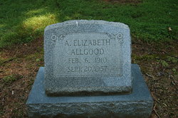 Adelaide Elizabeth <I>Moss</I> Allgood 