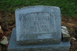 Mary Frances Moss 