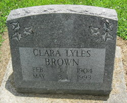 Clara <I>Lyles</I> Brown 