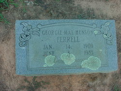 Georgia Mae “Marie” Henson Ferrell 
