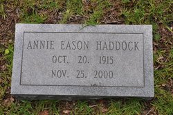 Annie Lyman <I>Eason</I> Haddock 