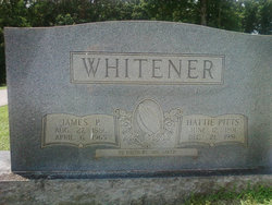 Hattie Lee <I>Pitts</I> Whitener 