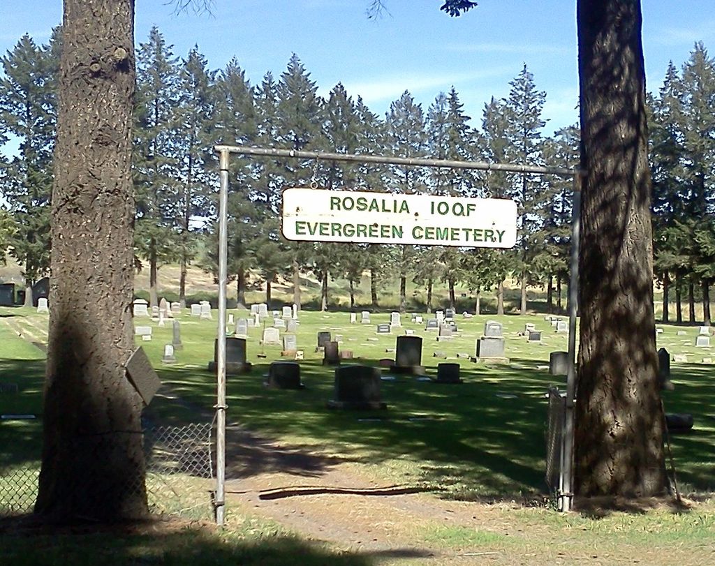 Rosalia IOOF Evergreen Cemetery