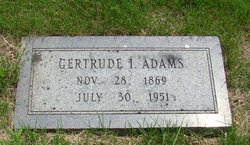 Gertrude <I>Stewart</I> Adams 