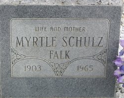 Myrtle Mary <I>Schultz</I> Falk 
