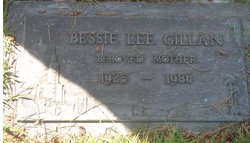 Bessie Lee <I>Stilley</I> Gillan 
