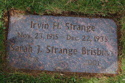 Sarah Jane <I>Strange</I> Brisbine 