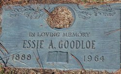 Essie A <I>Huddleston</I> Goodloe 