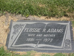 Flossie <I>Rhoades</I> Adams 