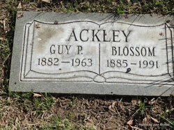 Pansy Blossom <I>Jones</I> Ackley 