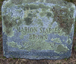 Marion <I>Staples</I> Brown 