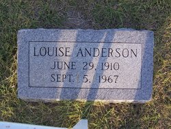 Louise <I>Eastland</I> Anderson 