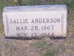 Sallie <I>Bates</I> Anderson 