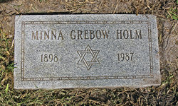 Minna <I>Grebow</I> Holm 