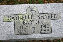 Gaynelle <I>Sharpe</I> Barton 