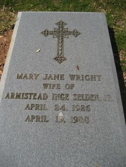 Mary Jane <I>Wright</I> Selden 