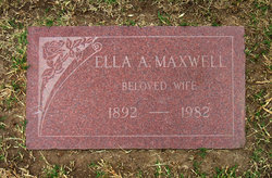 Ella Frieda Angelia <I>Aschbrenner</I> Maxwell 