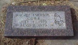 Rachel <I>Emmerson</I> Cobb 