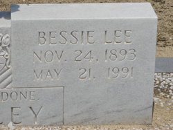 Elizabeth Ruth “Bessie” <I>Lee</I> Beasley 