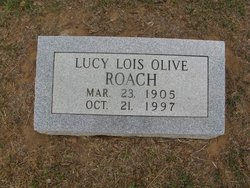 Lucy Lois <I>Olive</I> Roach 